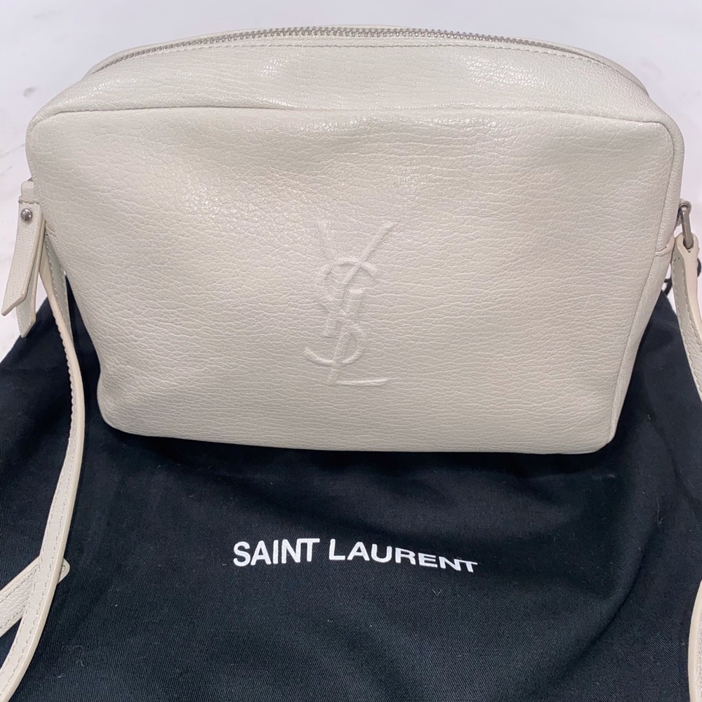 Ivory Saint Laurent (YSL) Crossbody Bag